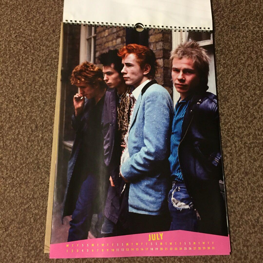 セックス・ピストルズ 2009年カレンダー ディリー・ミラー社