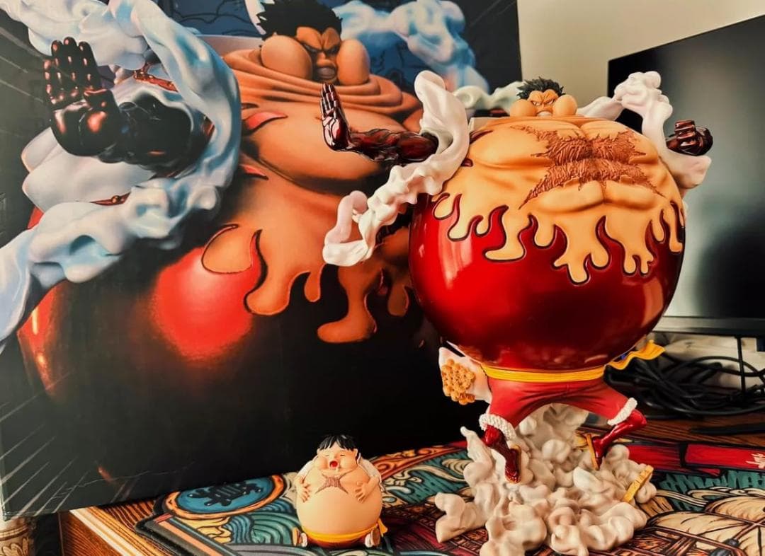 ワンピース BT ギア4の ルフィ ガレージキット スタチュー フィギュア