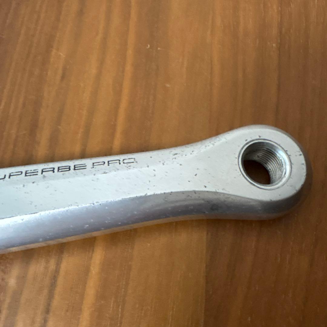 サンツァー　シュパーブプロ　クランクセット 52×38 170mm ボトル付