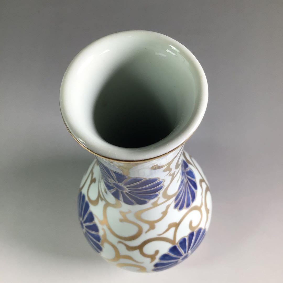 Ｒ４１１　皆具　『平安　手塚玉堂造』『金彩色絵唐草文』　共箱　茶道具