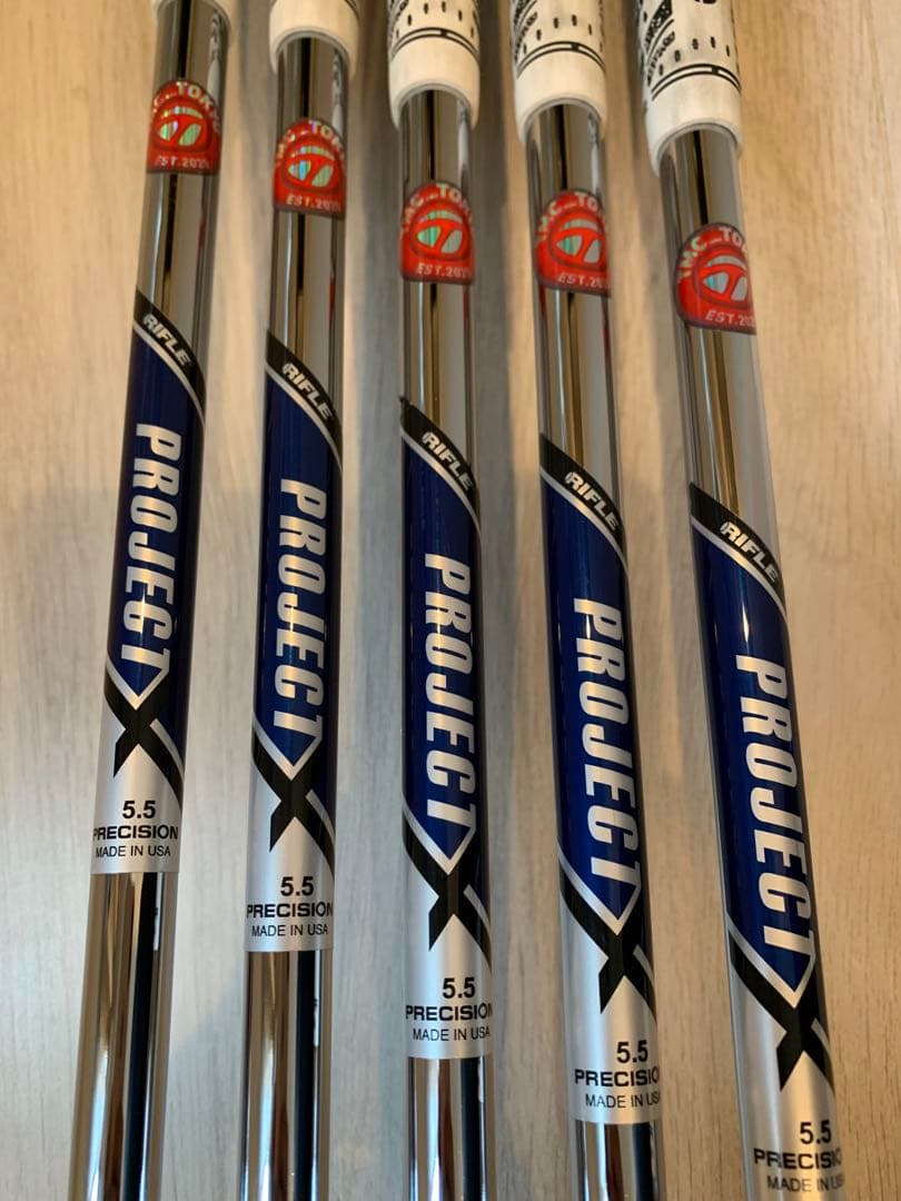 (特注品)テーラーメイド P7CBアイアンProject Xシャフト 6-PW