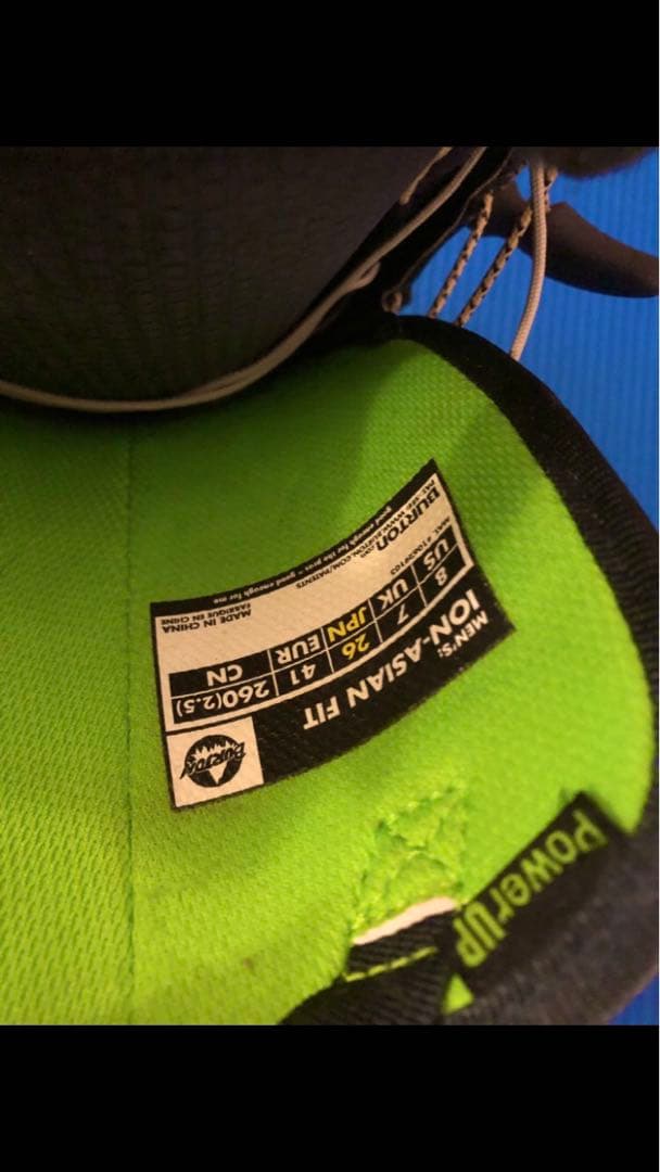 Burton ブーツ　ION ネイビー×ベージュ