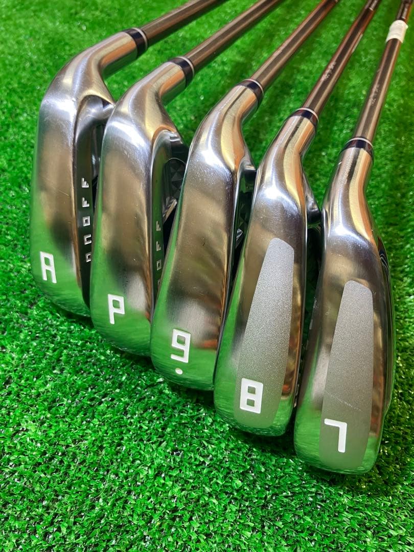 ONOFF オノフ　2025年 最新 レディース ゴルフ アイアン5本セット