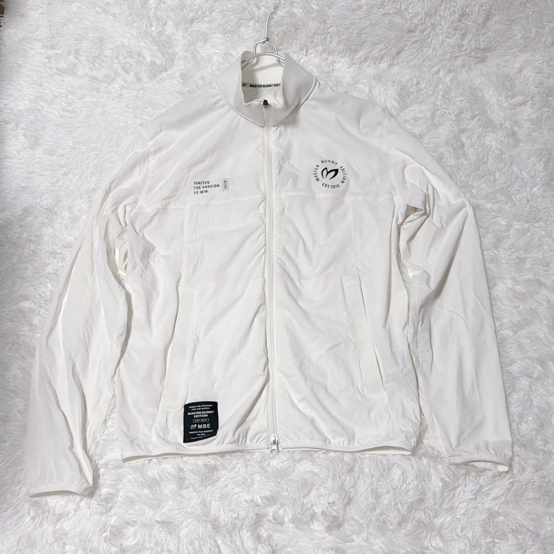 マスターバニーエディション ブルゾン 白 サイズ6 薄手 ダブルジップジャケット