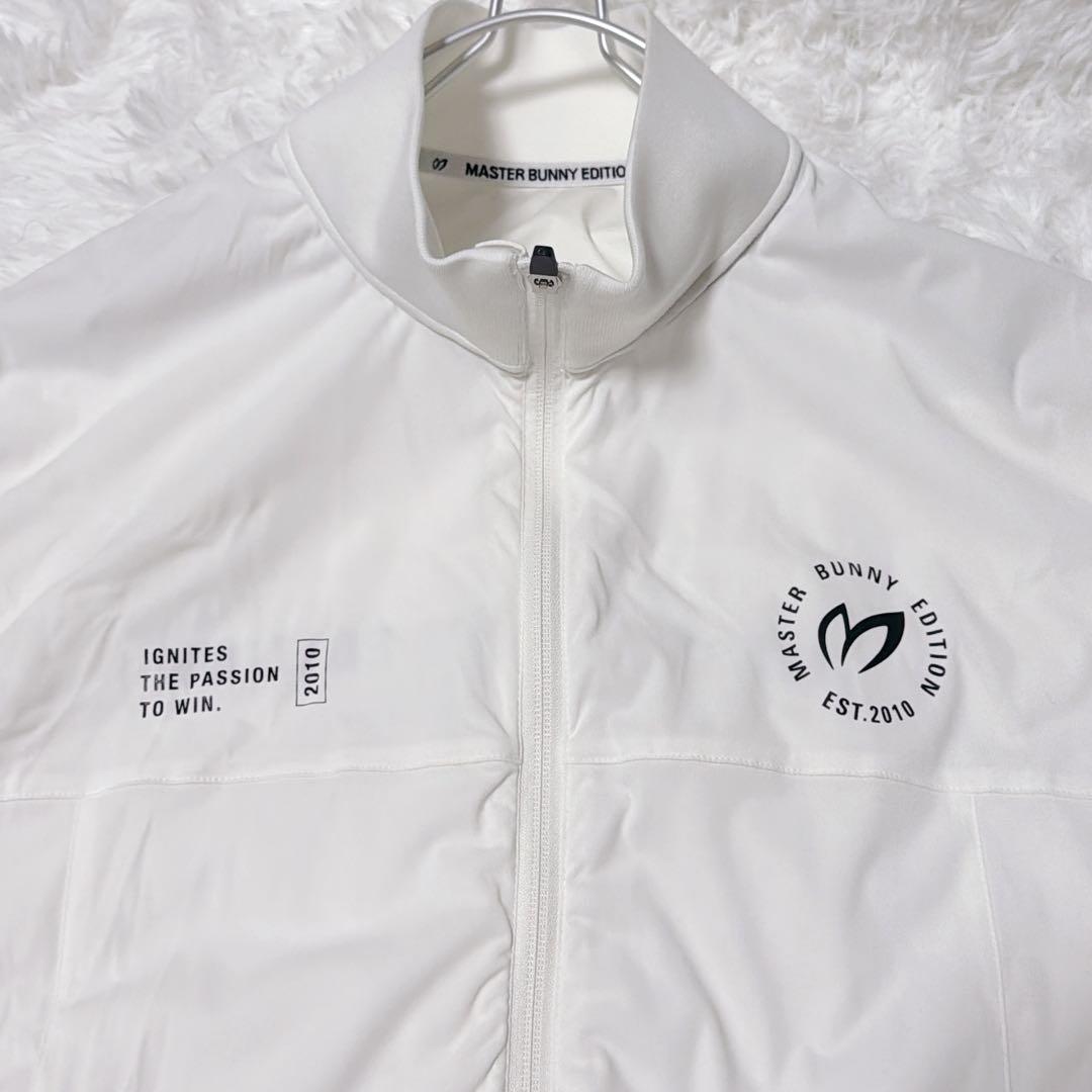 マスターバニーエディション ブルゾン 白 サイズ6 薄手 ダブルジップジャケット