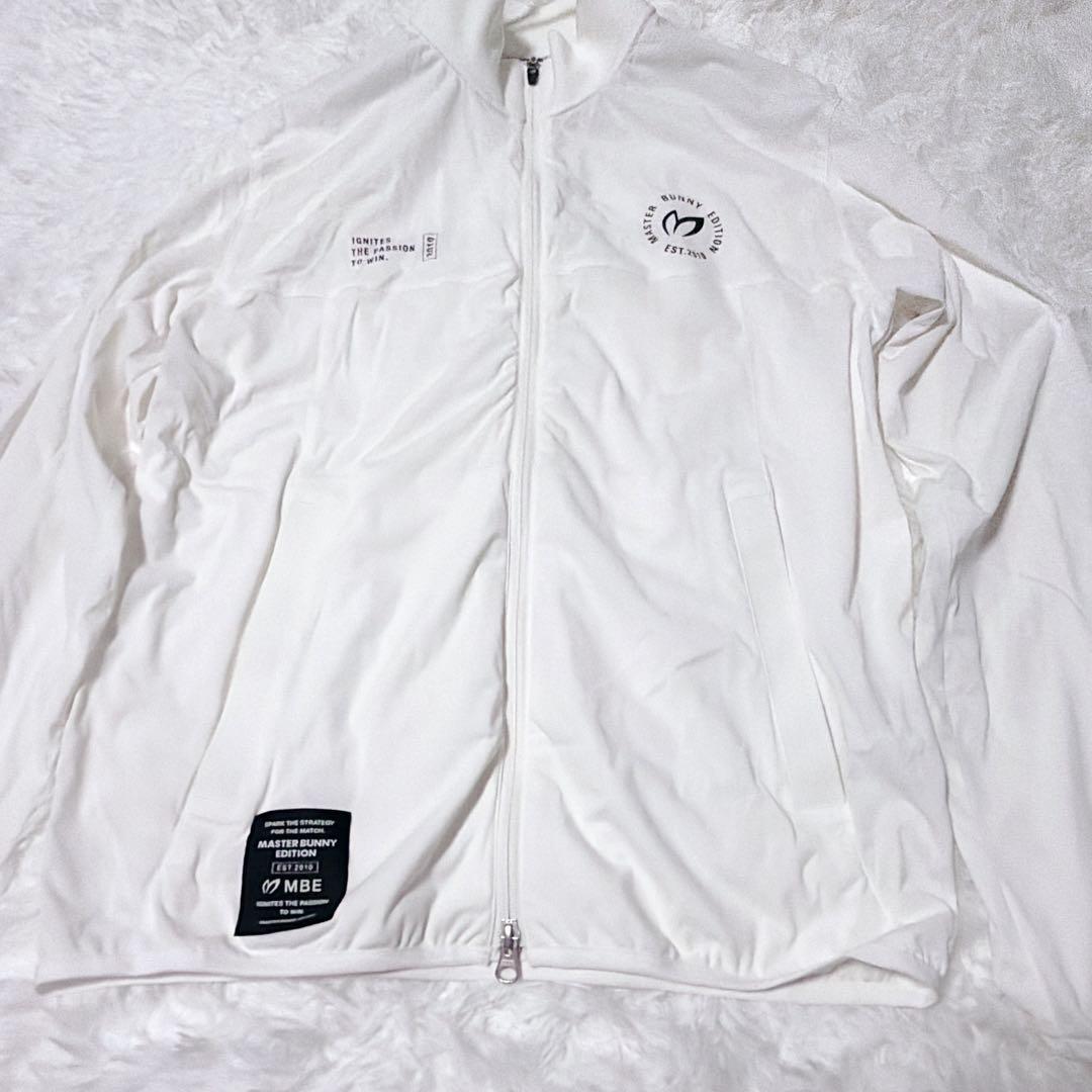 マスターバニーエディション ブルゾン 白 サイズ6 薄手 ダブルジップジャケット