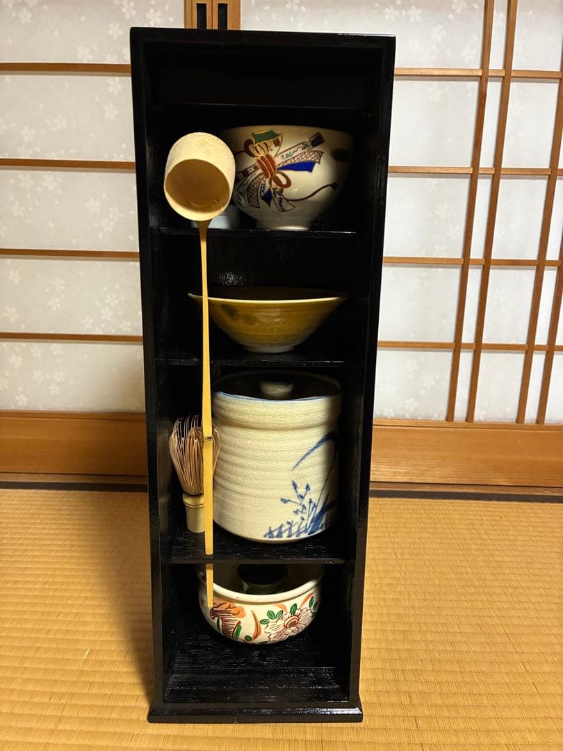 木製茶箱 茶道具セット お稽古　茶道