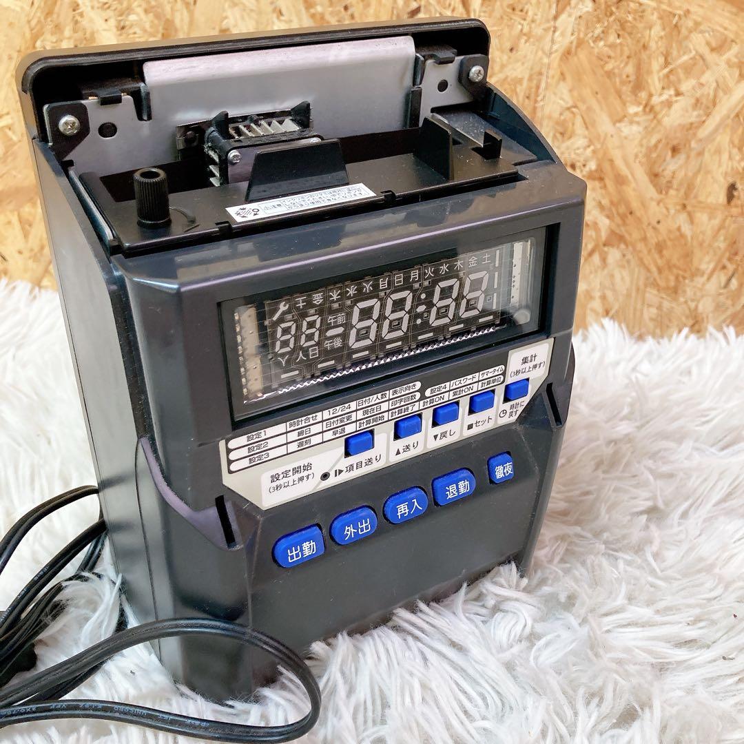 MAX マックス　ER-110S Ⅳ タイムレコーダー　ブラック