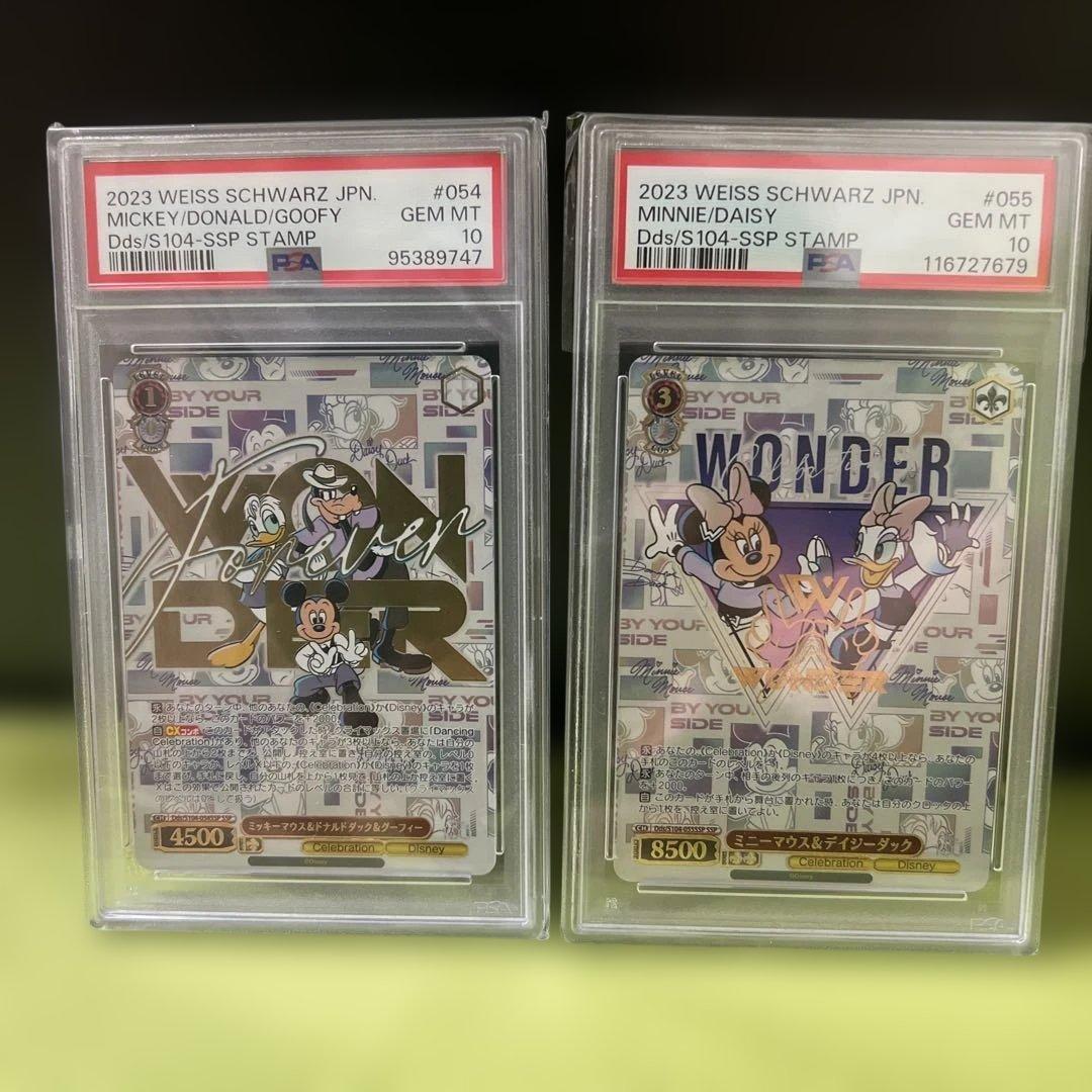 ヴァイス　ディズニー100 ミッキー　ミニーセット　PSA10