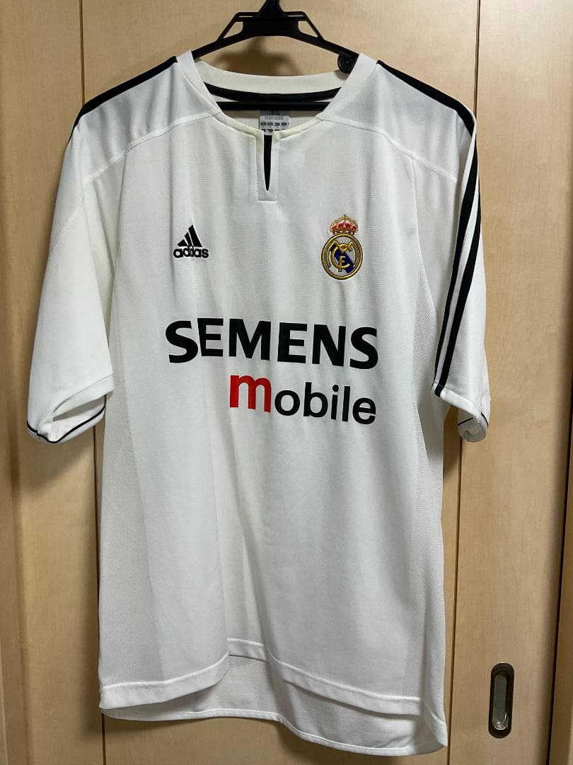 レアルマドリード ジダン ユニフォーム adidas 半袖 US「M」サイズ