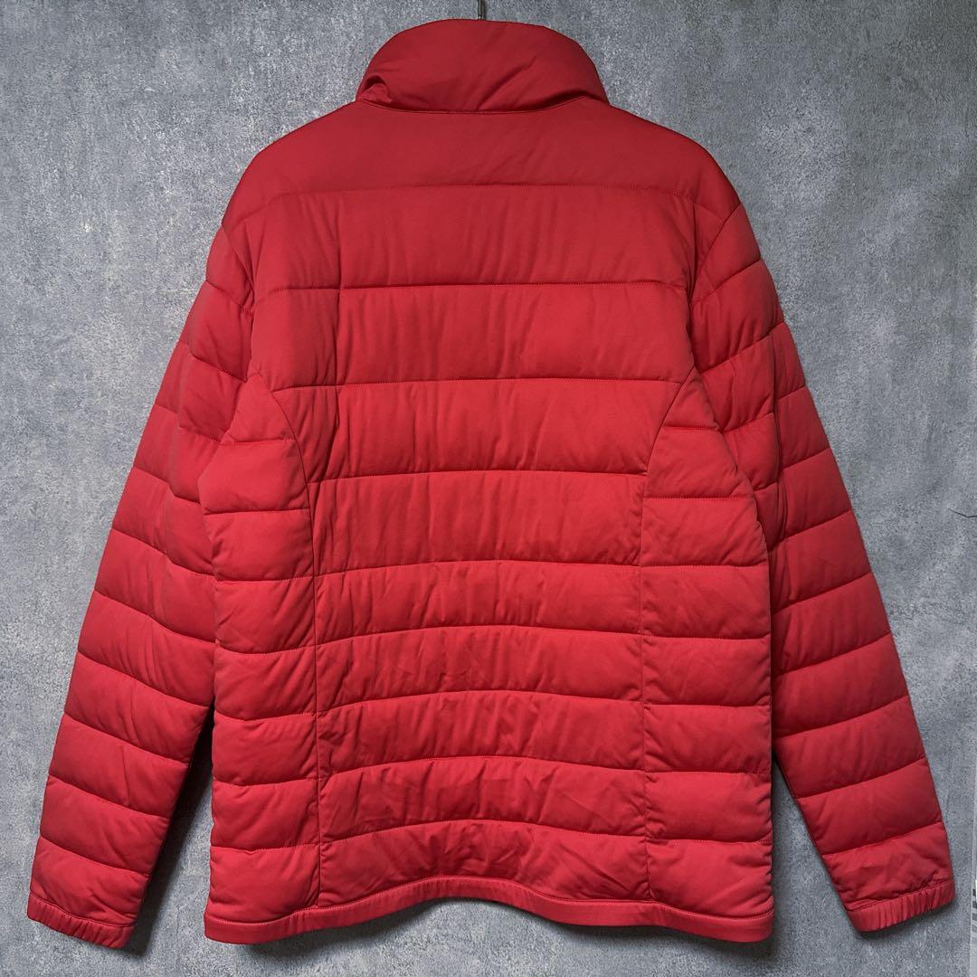 DESCENTE GOLF デサントゴルフ 中綿 ジャケット ロゴ レッド系 O