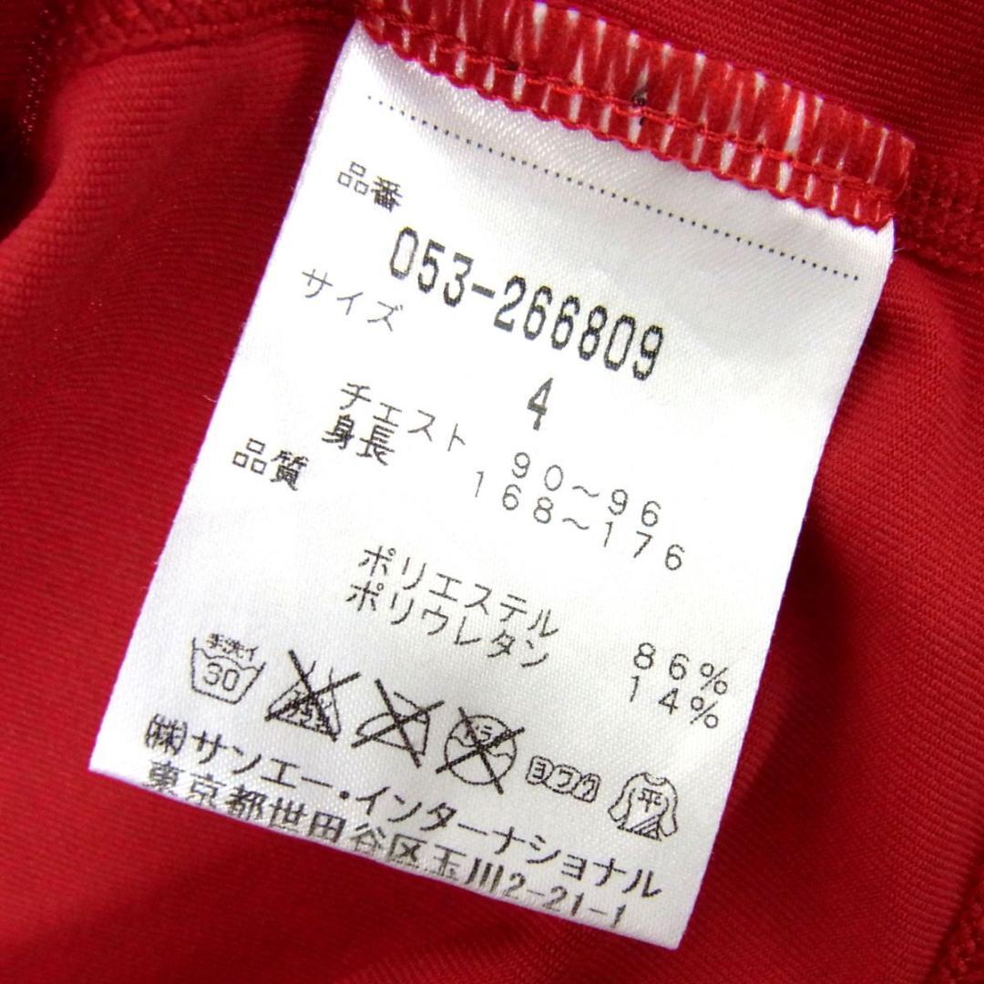 ✈ パーリーゲイツ　 ロゴ　アンダーシャツ カットソー　レッド　メンズ M　4