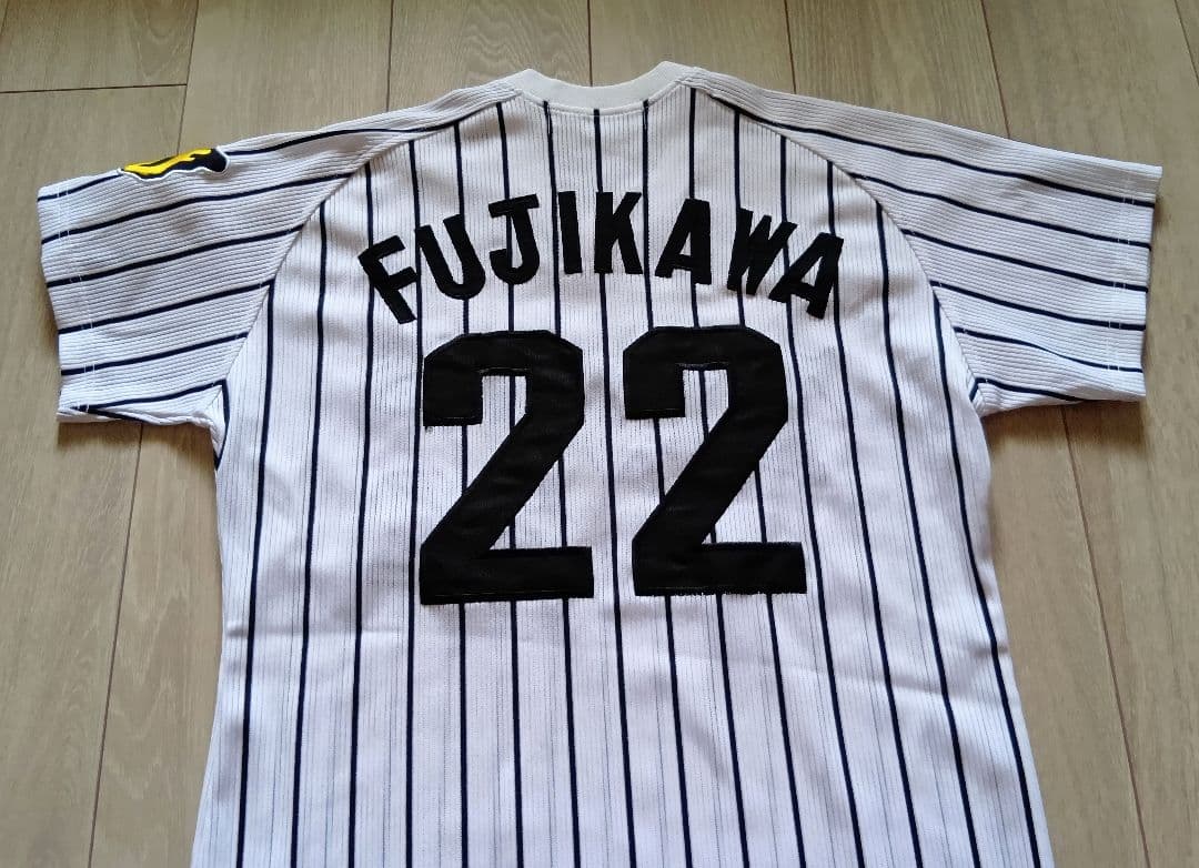 【限定　完売】阪神　タイガース　復刻　藤川　交流戦　ホーム　ユニフォーム　S
