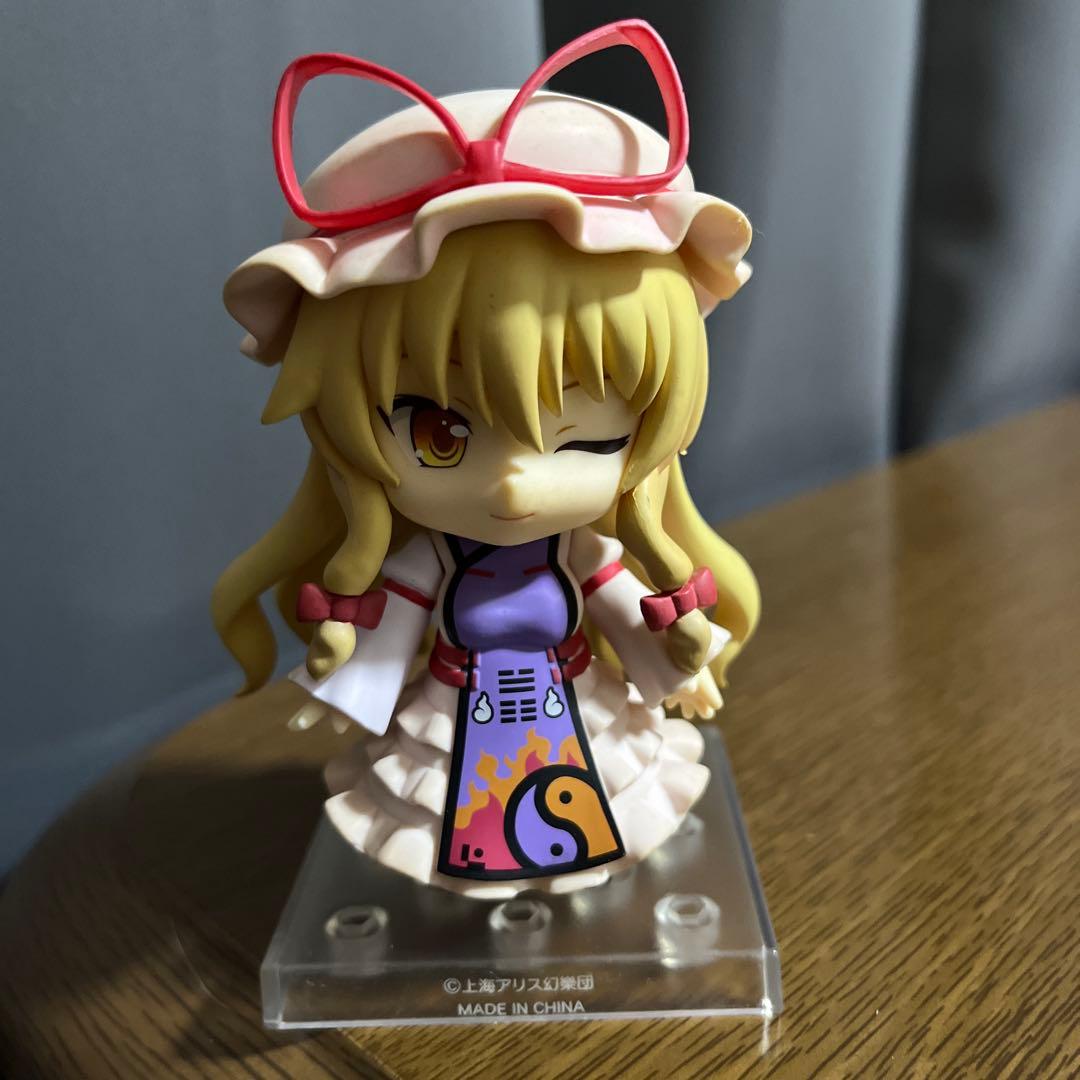 ねんどろいど 八雲紫 & 博麗霊夢 2.0 セット【中古・日焼け・お札欠品】