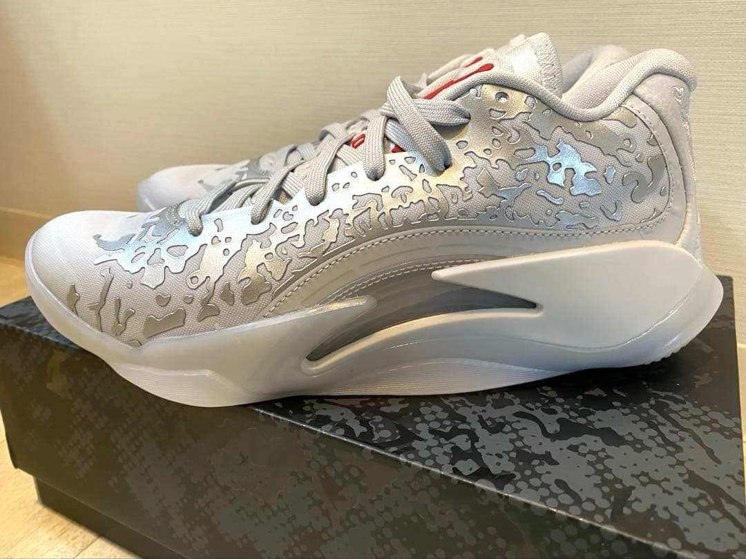 セール　ジョーダン　ザイオン3 PF リキッドメタル 25cm シルバー