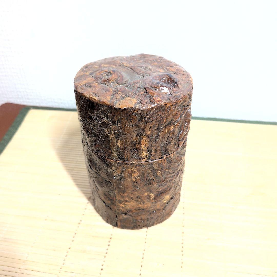 秋田 角館 樺細工 桜皮細工 茶筒 茶入 煎茶道具 伝統工芸品