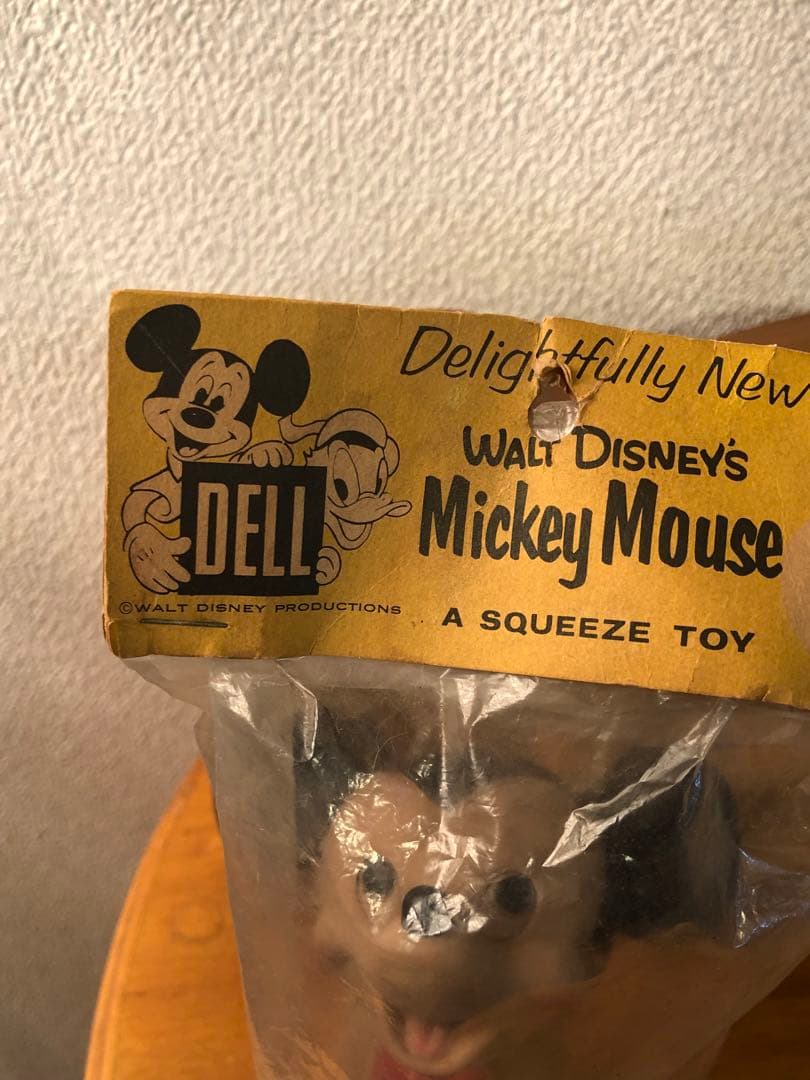 ビンテージ　60s ミッキーマウス　ウォルトディズニー　ソフビ　レトロ　人形
