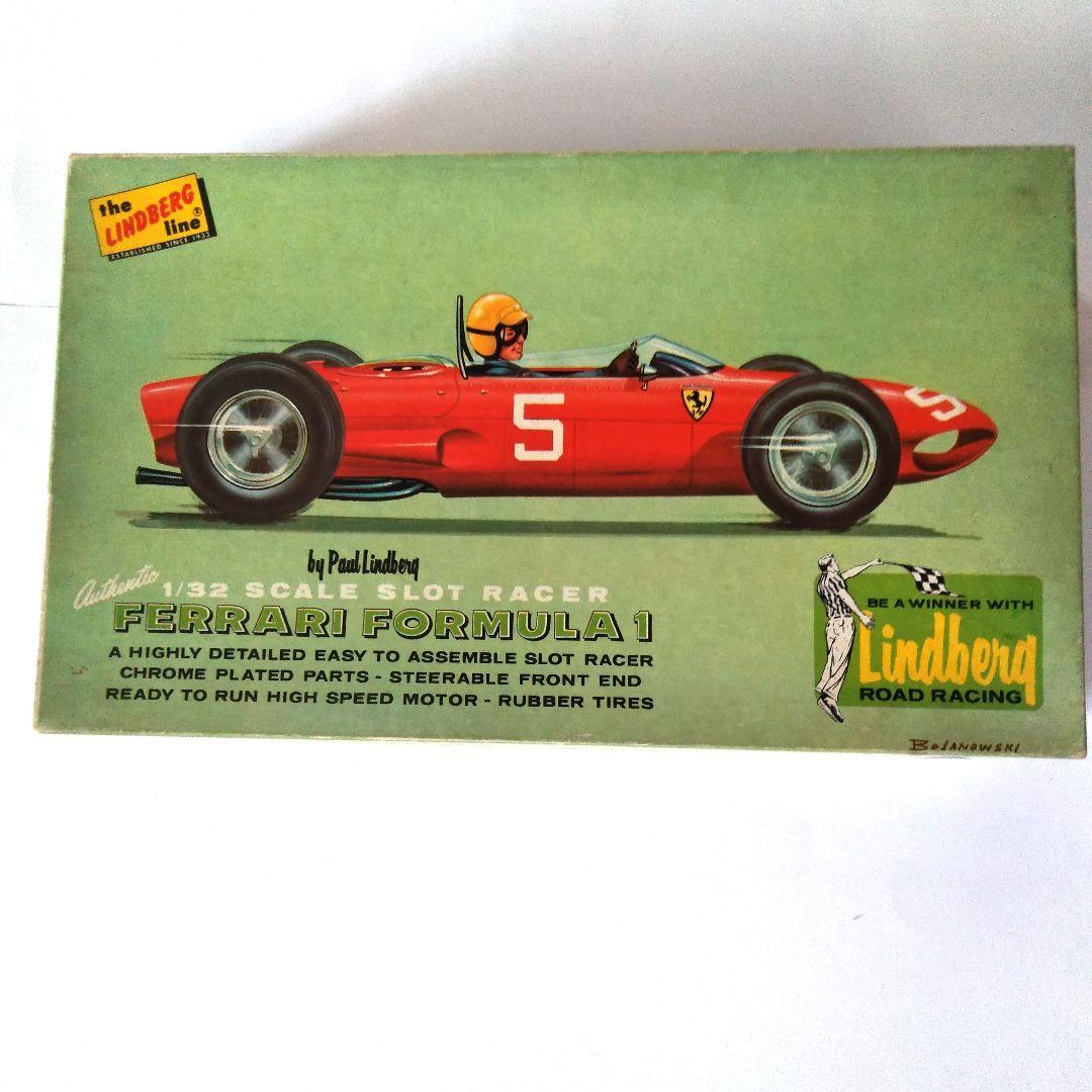 ［レア］60年代リンドバーグ1/32フェラーリF1　スロットカー組立てキット