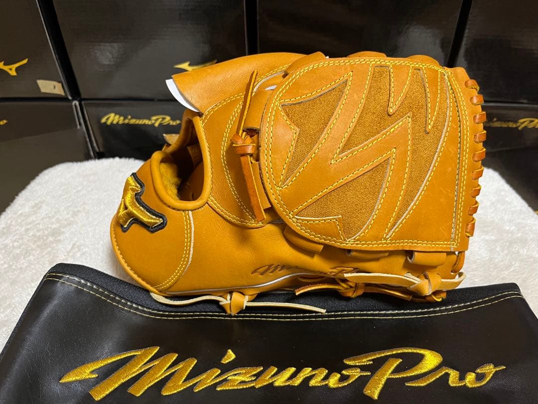限定皮革USkipレザー　ミズノプロ　硬式　投手用　グローブ