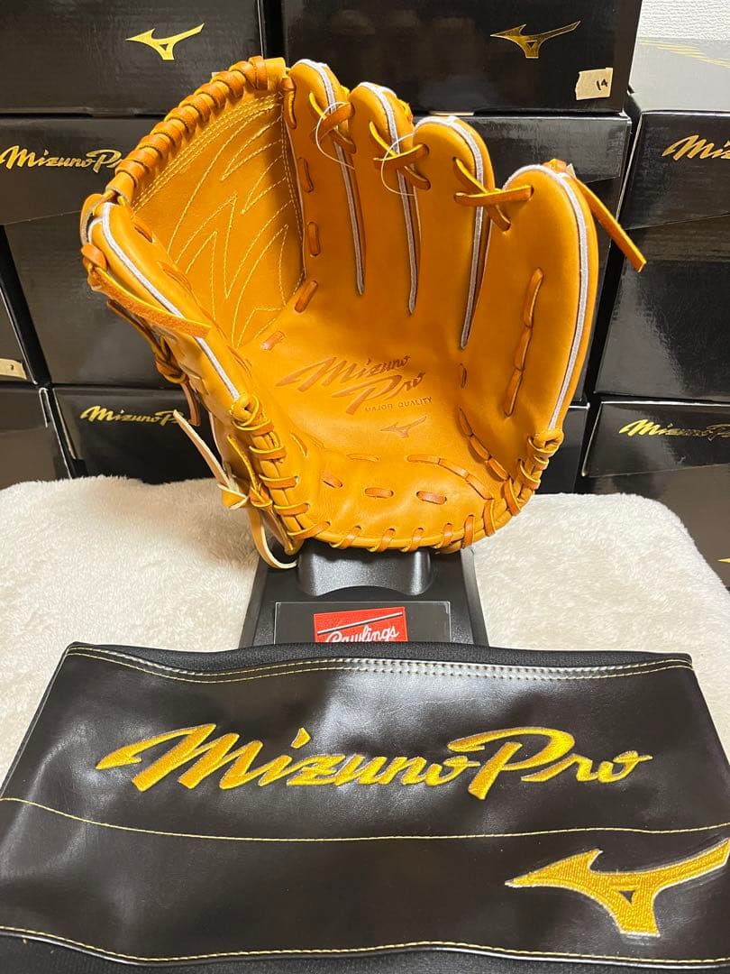 限定皮革USkipレザー　ミズノプロ　硬式　投手用　グローブ
