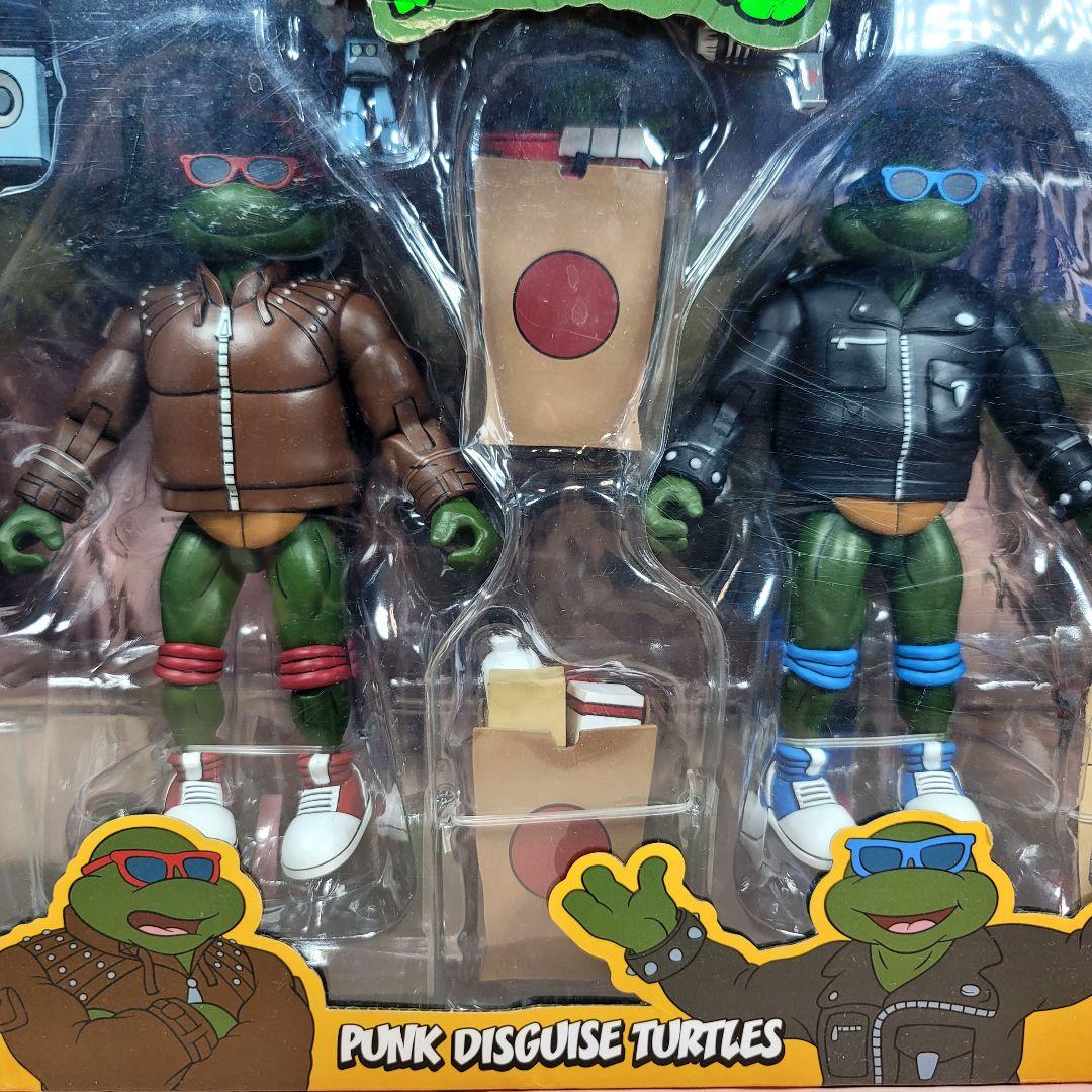 【NECA】新品 正規品 パンク・タートルズ TMNT フィギュア 4PK