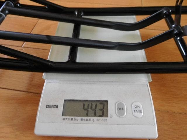 BIRDY チタン製　リア　キャリア　モノコック　フレーム