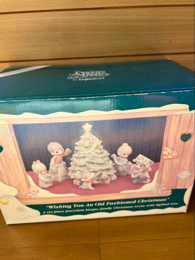 エネスコ　プレシャスモーメント　ヴィンテージ クリスマス 人形セット
