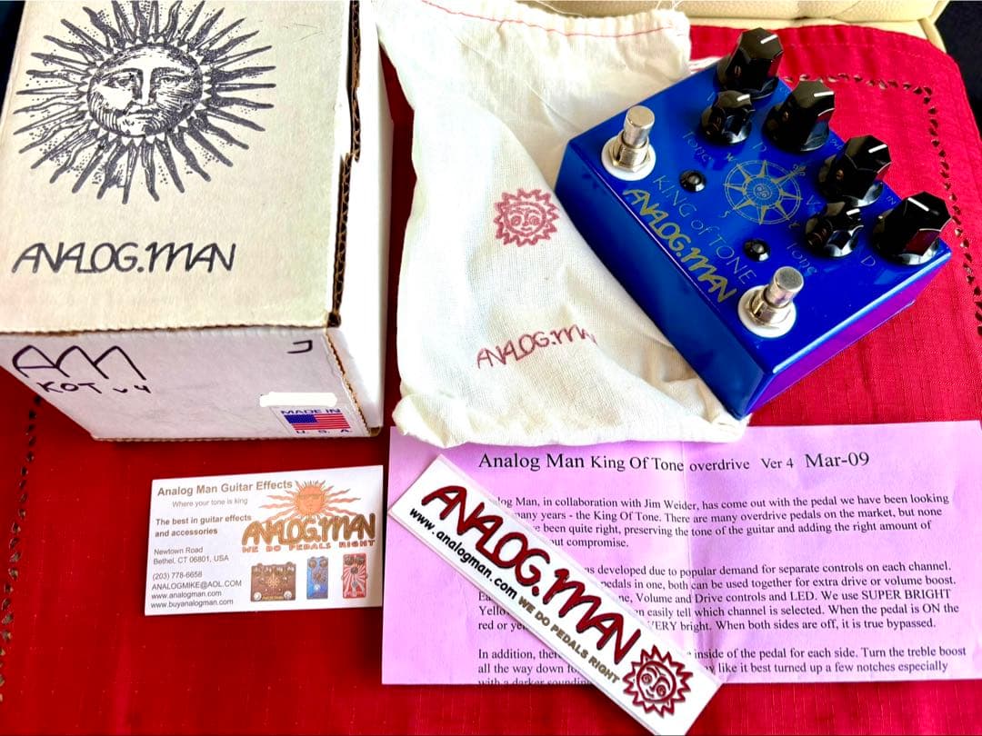 ギター Analog.Man KING of TONE V4