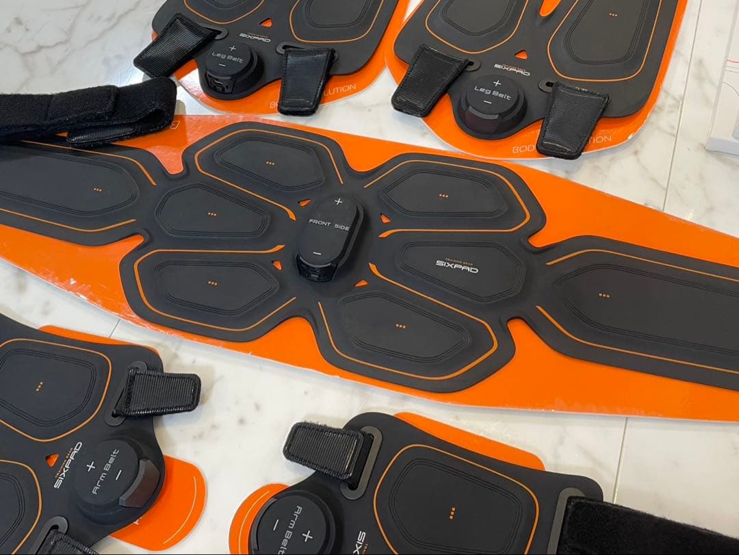 シックスパッド　アブズベルト&アームベルト&レッグベルト まとめ　正規品ジェル