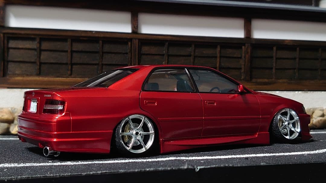 1/24 アオシマ ブリッツ チェイサー 神奈川仕様 完成品