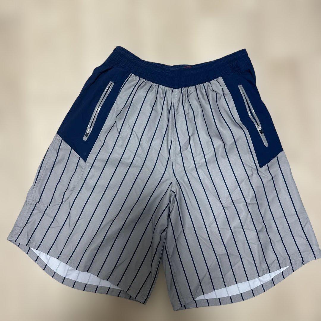［レア］ballaholic×kinetics stripeshorts M