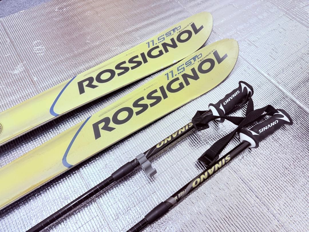 ROSSIGNOL スキー板＆ストックセットPOWER CONCEPT158cm