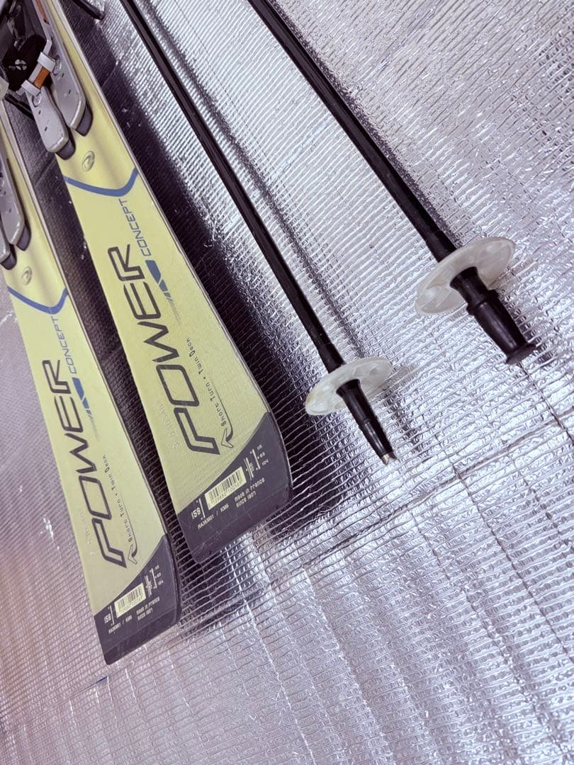 ROSSIGNOL スキー板＆ストックセットPOWER CONCEPT158cm