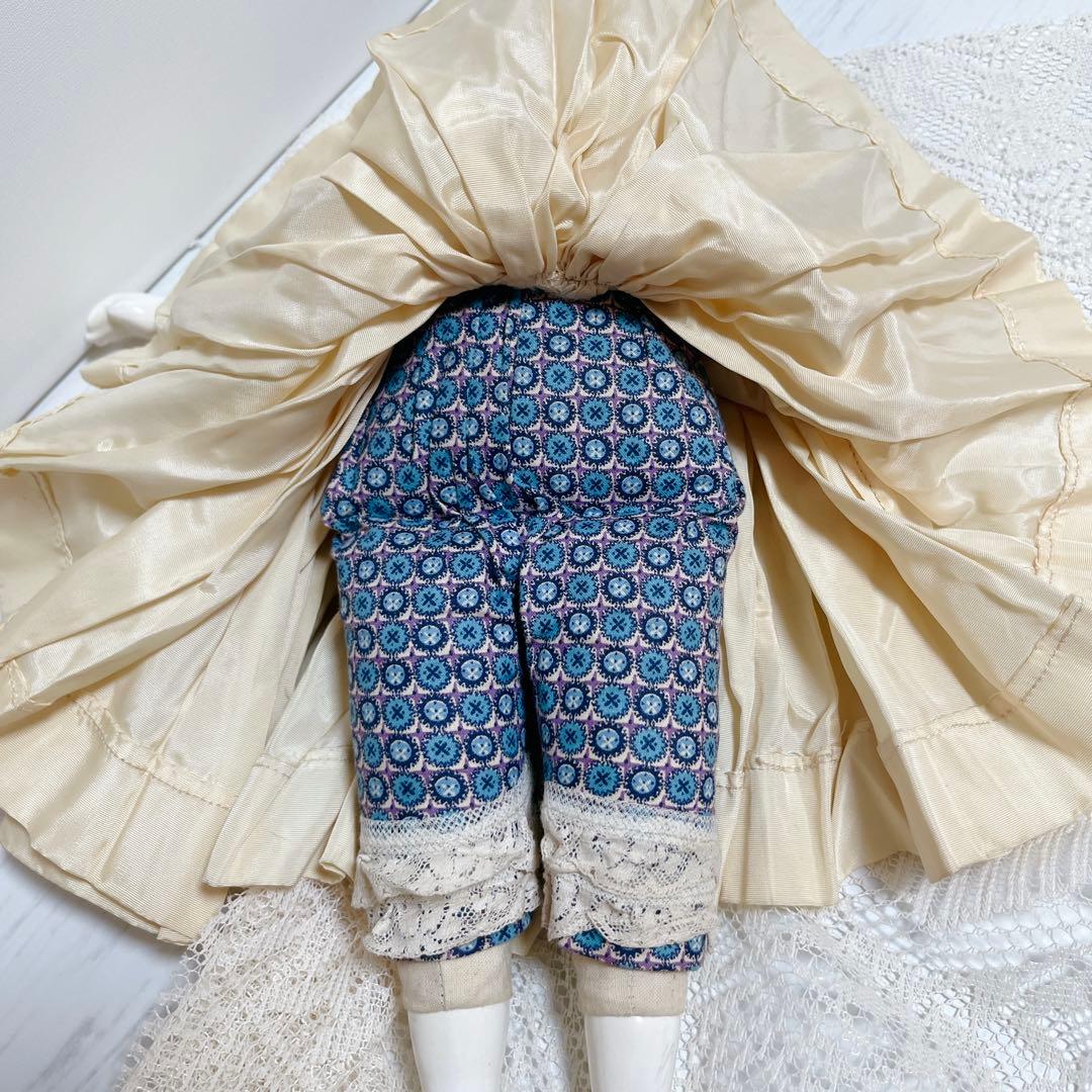 【希少！】チャイナヘッドドール アンティーク ビスクドール 陶器人形　35cm