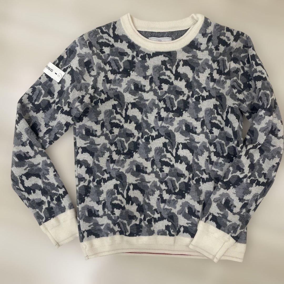 BRIEFING 迷彩柄 ニット　セットアップ　S
