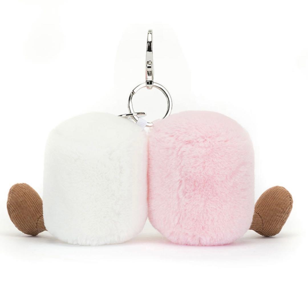 新品　ジェリーキャット　マシュマロ　キーホルダー　バッグチャーム　おかし