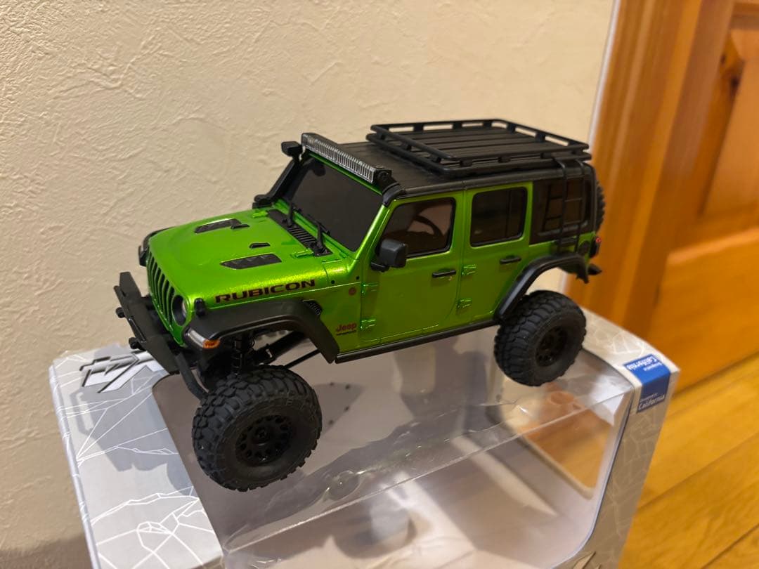 京商ミニッツ4×4 ジープ ラングラー アンリミテッド ルビコン アクセサリー付