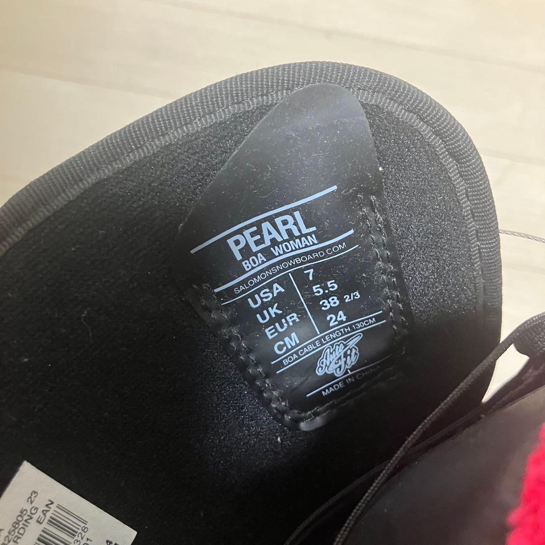 24cm/SALOMON PEARL BOAサロモンダイヤル式スノーボードブーツ