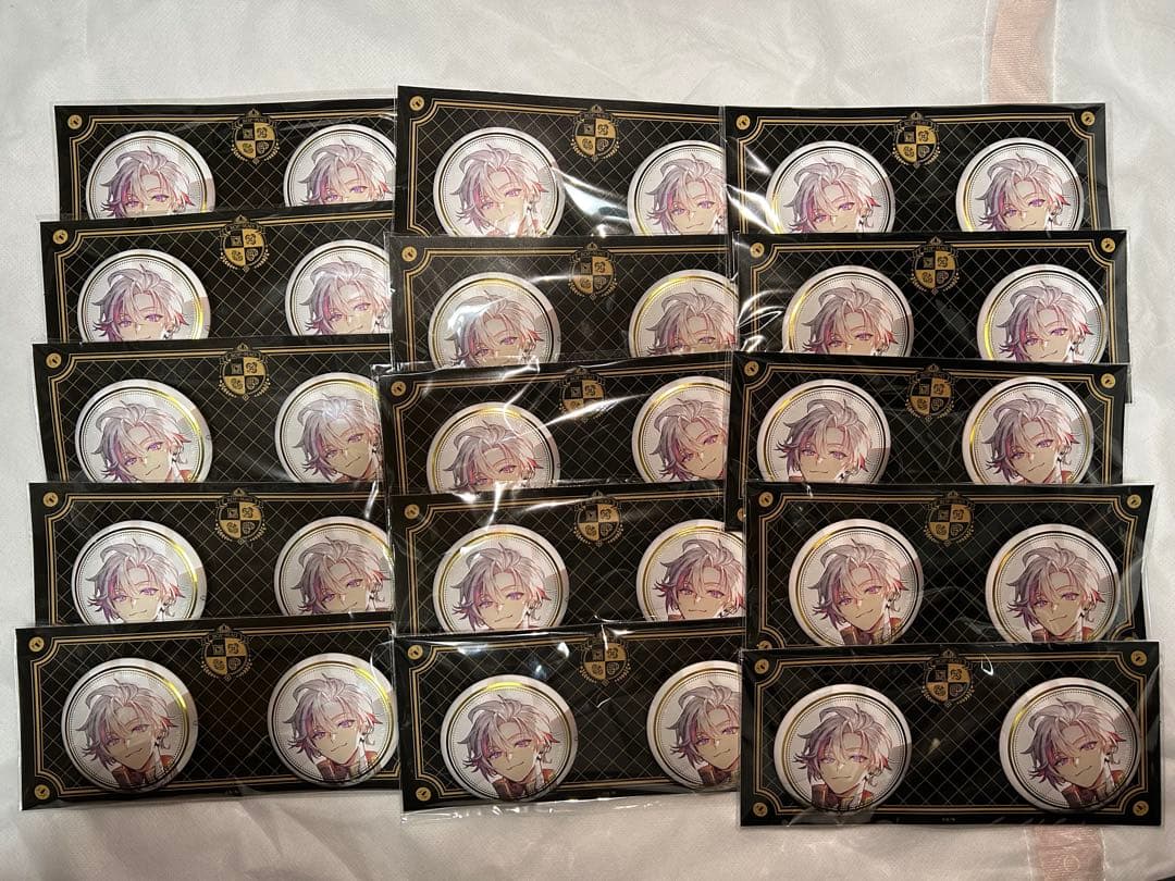 ROF-MAO トランプモチーフ 箔押し缶バッジセット 不破湊 30缶