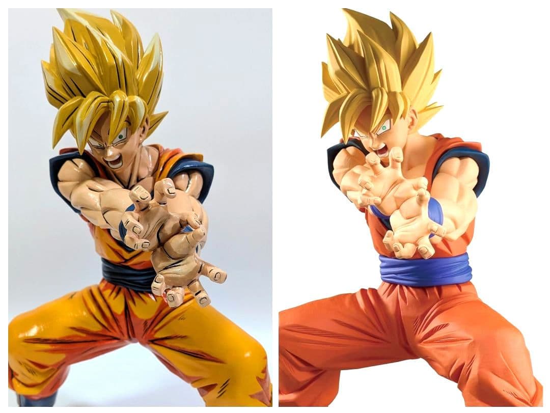 グランディスタ ドラゴンボール 悟空 フィギュア リペイント 二次元彩色