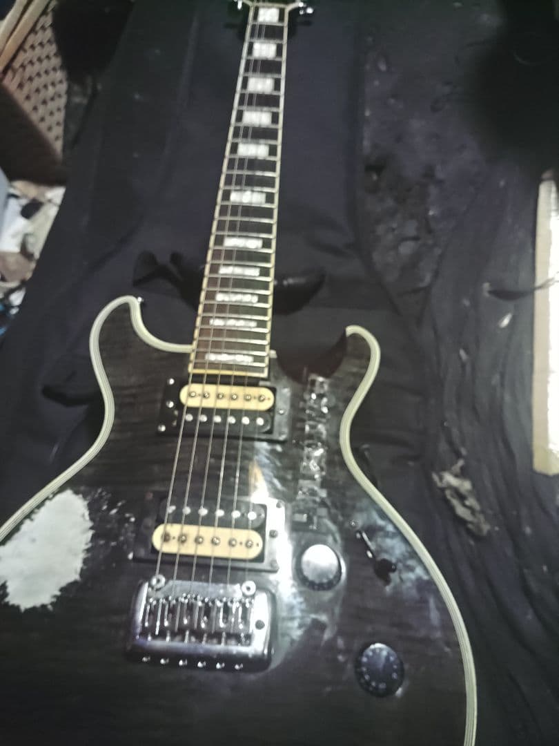 レスポールスタイル エレキギター ブラック