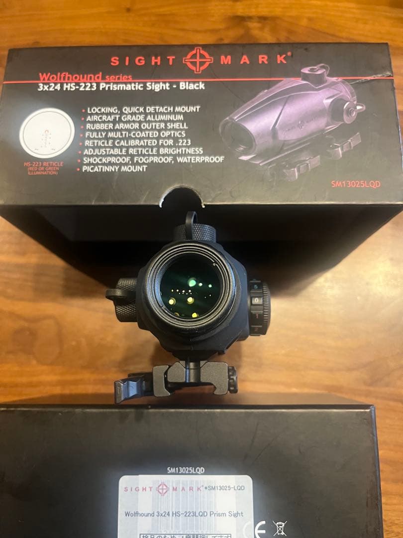 Sightmark 3x24 HS-223 プリズムサイト ブラック　中古