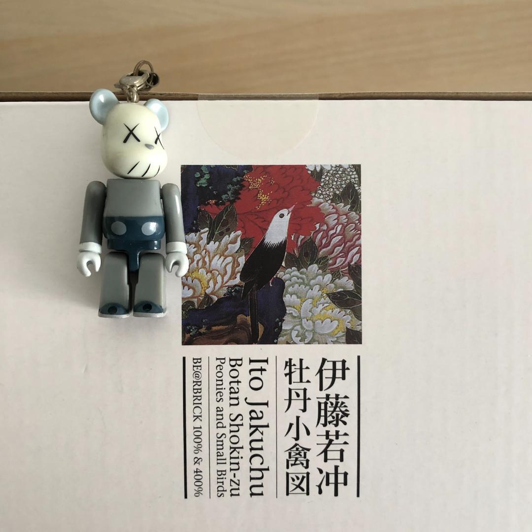 BE@RBRICK 伊藤若冲「牡丹小禽図」 100% & 400%