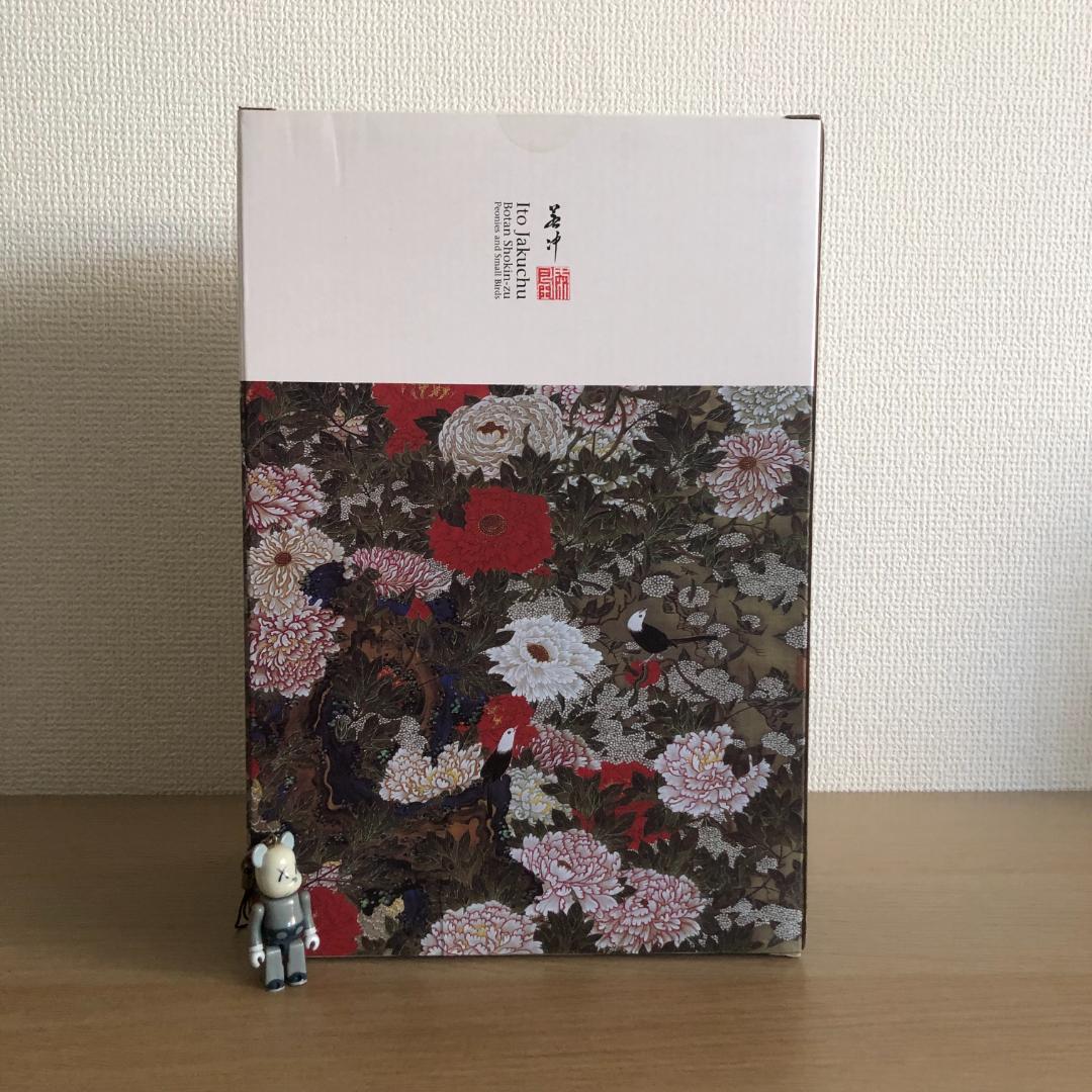 BE@RBRICK 伊藤若冲「牡丹小禽図」 100% & 400%