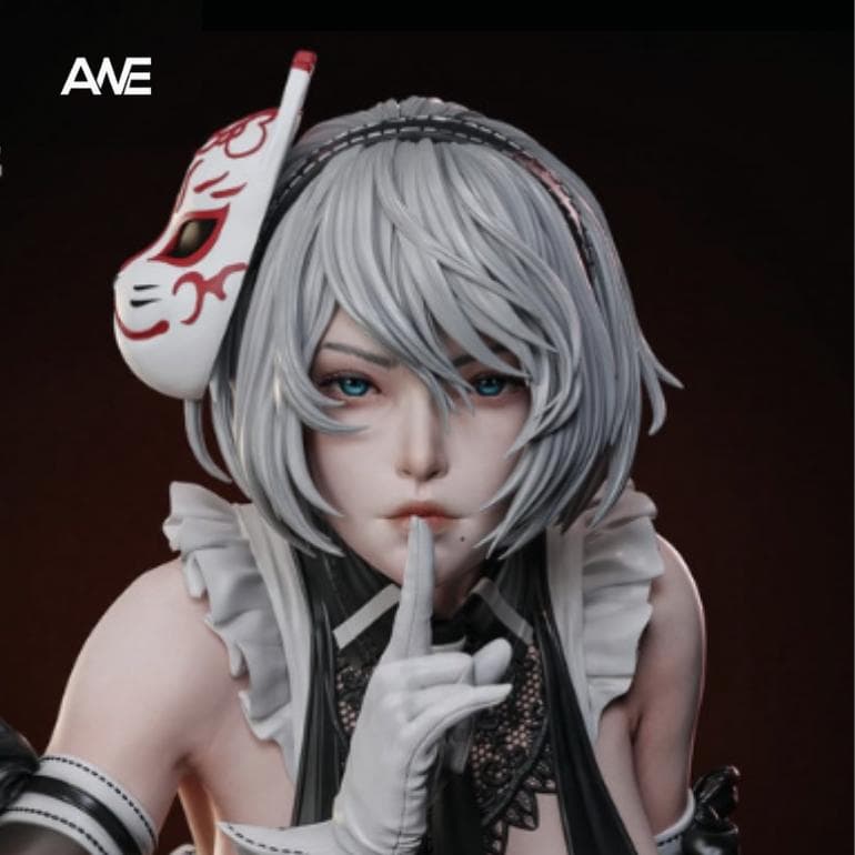 ニーア・オートマタ　２B　ガレージキット　塗装済み完成品フィギュア　ANE正規品