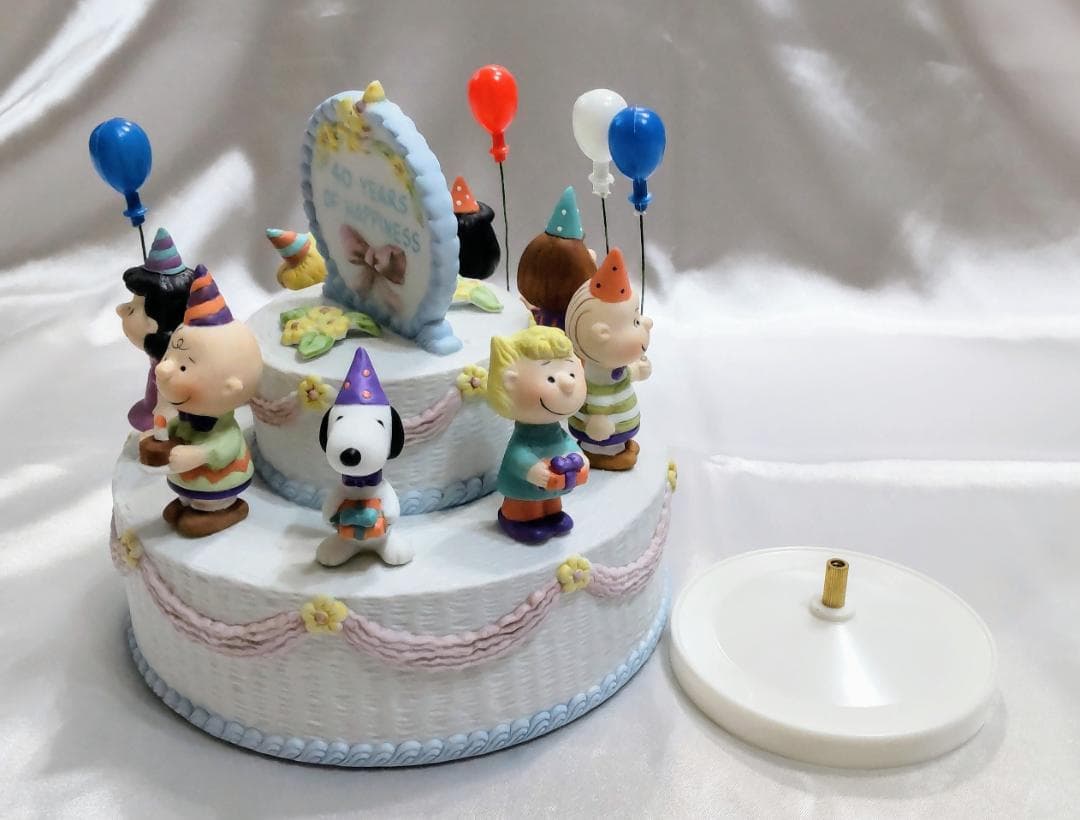 スヌーピー（PEANUTS）1990年リリース誕生40周年記念オルゴール