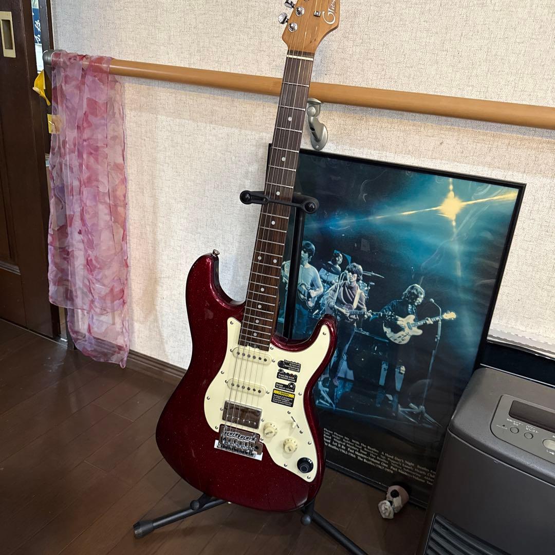 エレキギター mooer GTRS S800 メタリックレッド