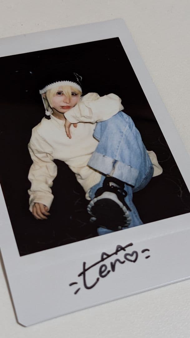 Poltergeist てん サイン入り ピンチェキ