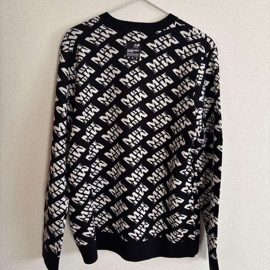 マスターバニー　MBE総ロゴ ウールクルー ネックニットプルオーバー　ニット★5