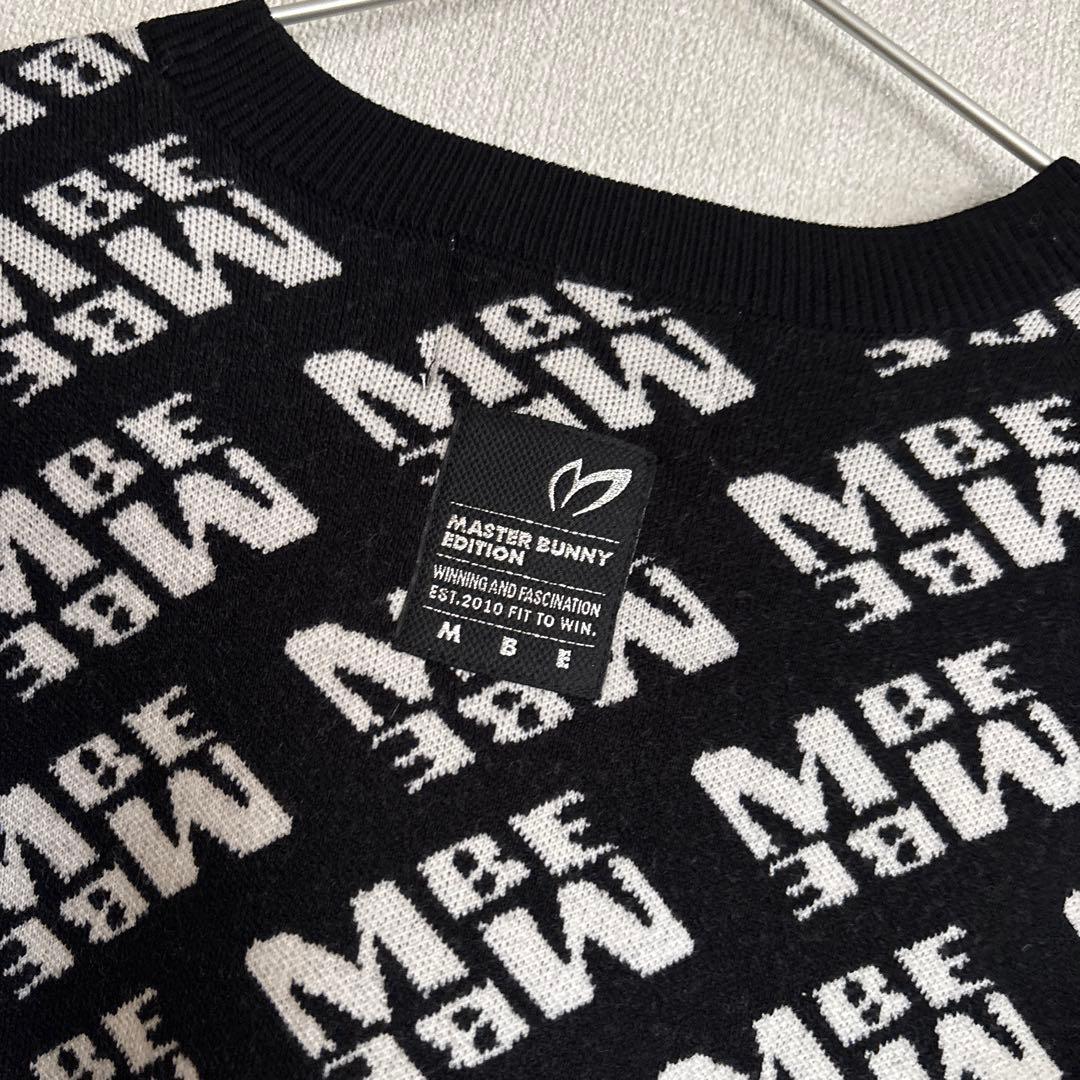 マスターバニー　MBE総ロゴ ウールクルー ネックニットプルオーバー　ニット★5